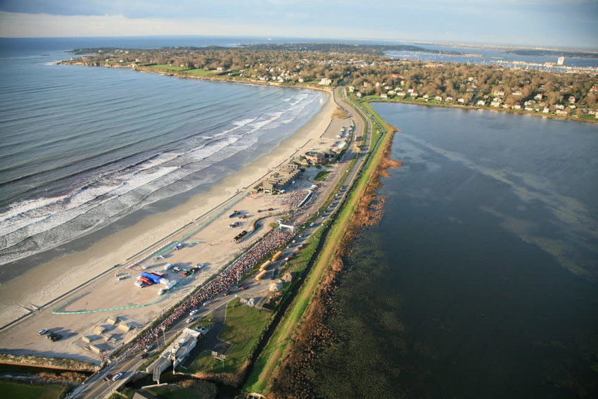 Marathon, halfmarathon and 5K run through scenic Newport EastBayRI